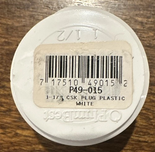 Jones Pipe CSK Schedule 40 PVC 1.5” Threaded Plug MIPT x 1.5” Diam MPT  P49-015 - Picture 2 of 4