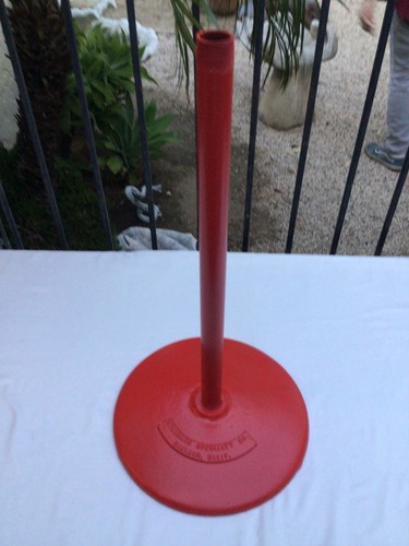 Rare 1950s STANDARD Red STAND for Oak Premiere Gum Baseball Card Vending Machine