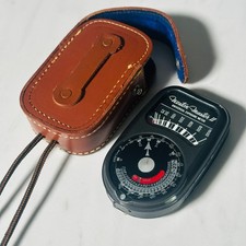 Weston Master 2 Universal Exposure Meter Model 735 USA W/ Leather Case