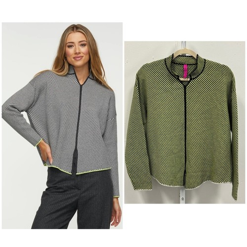 Zaket & Plover Neru Collar Sweater Cashmere Cotton Blend Contemporary Knit Green