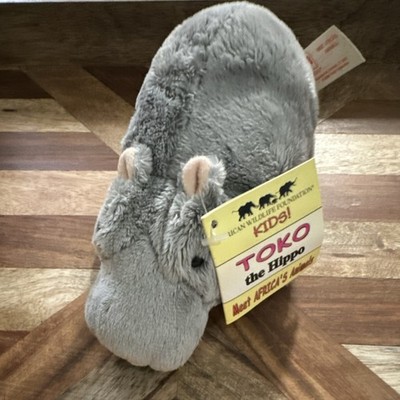 Soundprints African Wildlife Foundation Kids Toko Hippo Medium Gray 2006