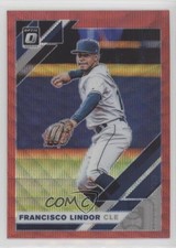 2019 Panini Donruss Optic Red Wave Prizm Francisco Lindor #118 pi4