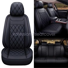 5-seats Pu Leather Car Seat Cushion Cover Frontrear Cushion Full Set For Nissan