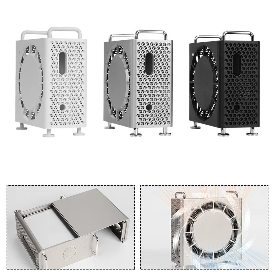 Compact ABS Cooling Stand for Mac Mini M4/M4Pro Ideal for Home and Office Use - Image 4 of 4