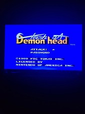 Clash At Demonhead (Nintendo NES) Cart Only Authentic Tested Working