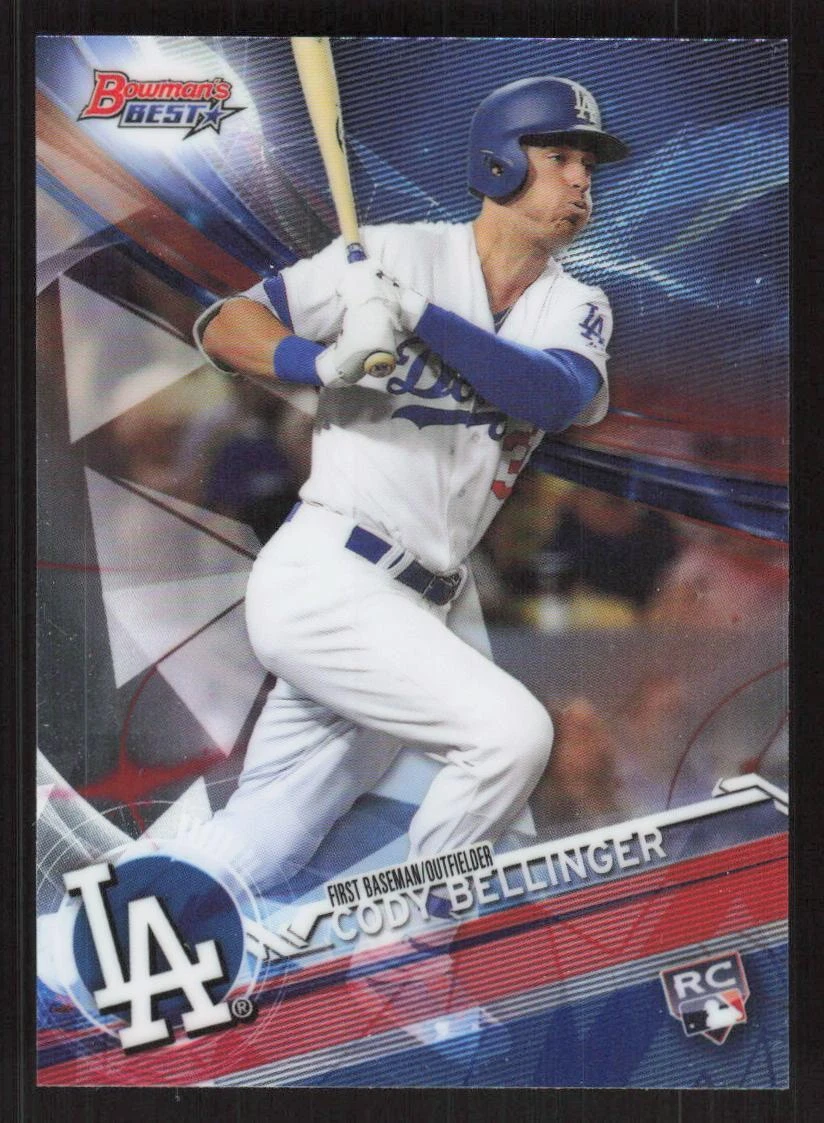 2017 BOWMAN'S BEST CODY BELLINGER 65 MINT RC BASEBALL LOS ANGELES DODGERS