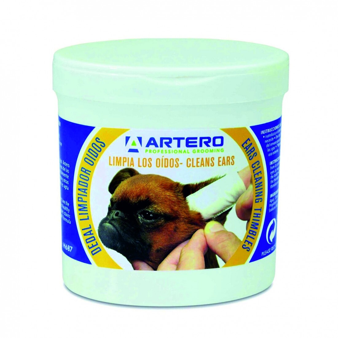 Artero ditali pulizia orecchie per cani e gatti