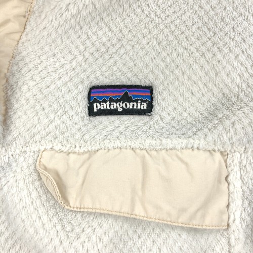 Patagonia Re-Tool Snap T Pullover Jacket Womens Medium Fleece White 25442 - Picture 3 of 12