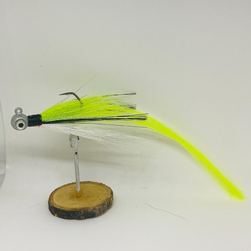 YOUNG BUCK LURES "SNOOK CANDY" snook tarpon jig bucktail flair hawk rattle - Picture 11 of 25