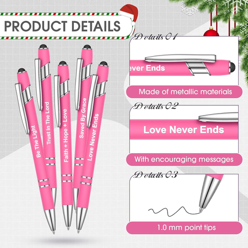 12 Pcs Inspirational Ballpoint Pens Funny Quotes Motivational Encouraging Screen - Picture 4 of 12