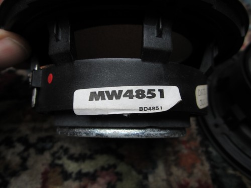 POLK AUDIO MW4851 5" MIDRANGE SPEAKERS. - Picture 3 of 4