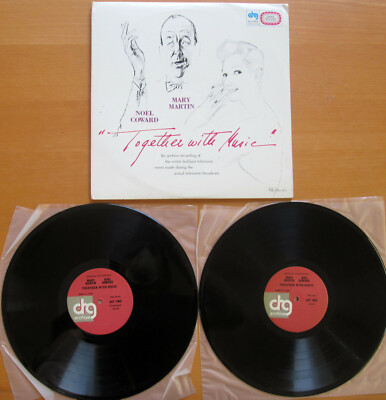 Noel Coward & Mary Martin Together With Music TV Broadcast 2xLP NM DARC-2-1103