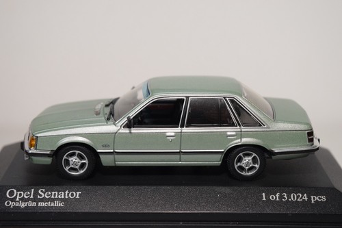 A93 1:43 MINICHAMPS 400 045100 OPEL SENATOR 1980 GREEN METALLIC MIB - Imagen 3 de 21
