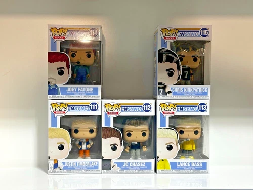 Funko Pop! NSYNC Lot: #111 #112 #113 #114 #115 With Packaging 2019