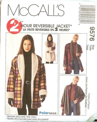 OOP McCalls modello di cucito misses cappotti outwear giacche mantelli gilet a scelta - Foto 22 di 26