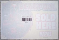 Deadpool Marvel Sold Here Window Cling 9x6 2024 New FP627
