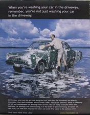 POSTER - Full size . PSA message featuring American Motors Rambler. AMC