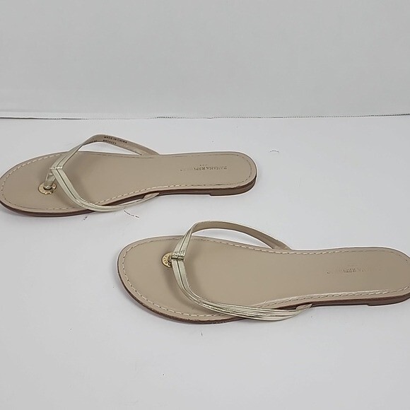 PANTOFOLA D’ORO Sandali ciabatte infradito piatti infradito donna Banana Republic oro taglia 9