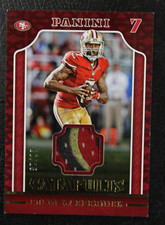 2016 Panini Catapults Colin Kaepernick 3-Color Patch #10/25 San Francisco 49ers