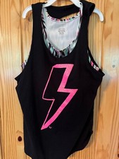 Girls Justice Athletic Tank Top w/Attached Sports Bra - Size 14/16