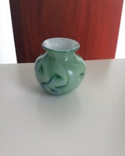 Vintage Selkirk Scottish Art Glass Vase Signed 1998