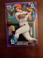 2016 1st Bowman Chrome Draft Purple Refractors - #BDC24 - Jeremy Martinez -#/250