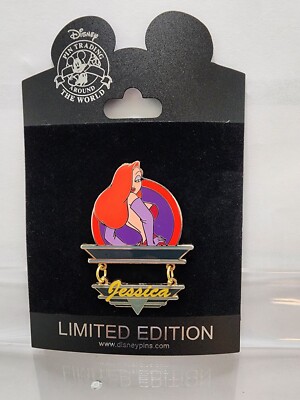 Jessica Rabbit Character Logo Dangle Series LE 250 Disney Shopping Pin ...