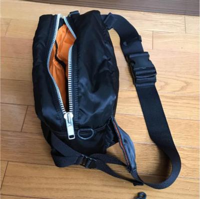 Porter 622-08302 Tanker 2 way Waist Bag Black Used from Japan F/s