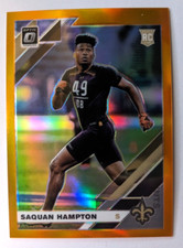 2019 DONRUSS OPTIC ORANGE PRIZM RC SAQUAN HAMPTON 133/199
