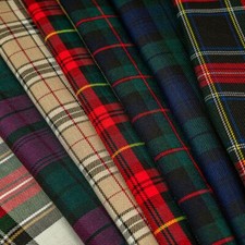 Scottish Tartan Fabric for kilt and other accessories are available in 40 clans.