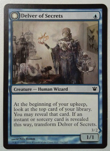 Delver of Secrets *Common* Magic MtG x1 Innistrad SP | eBay