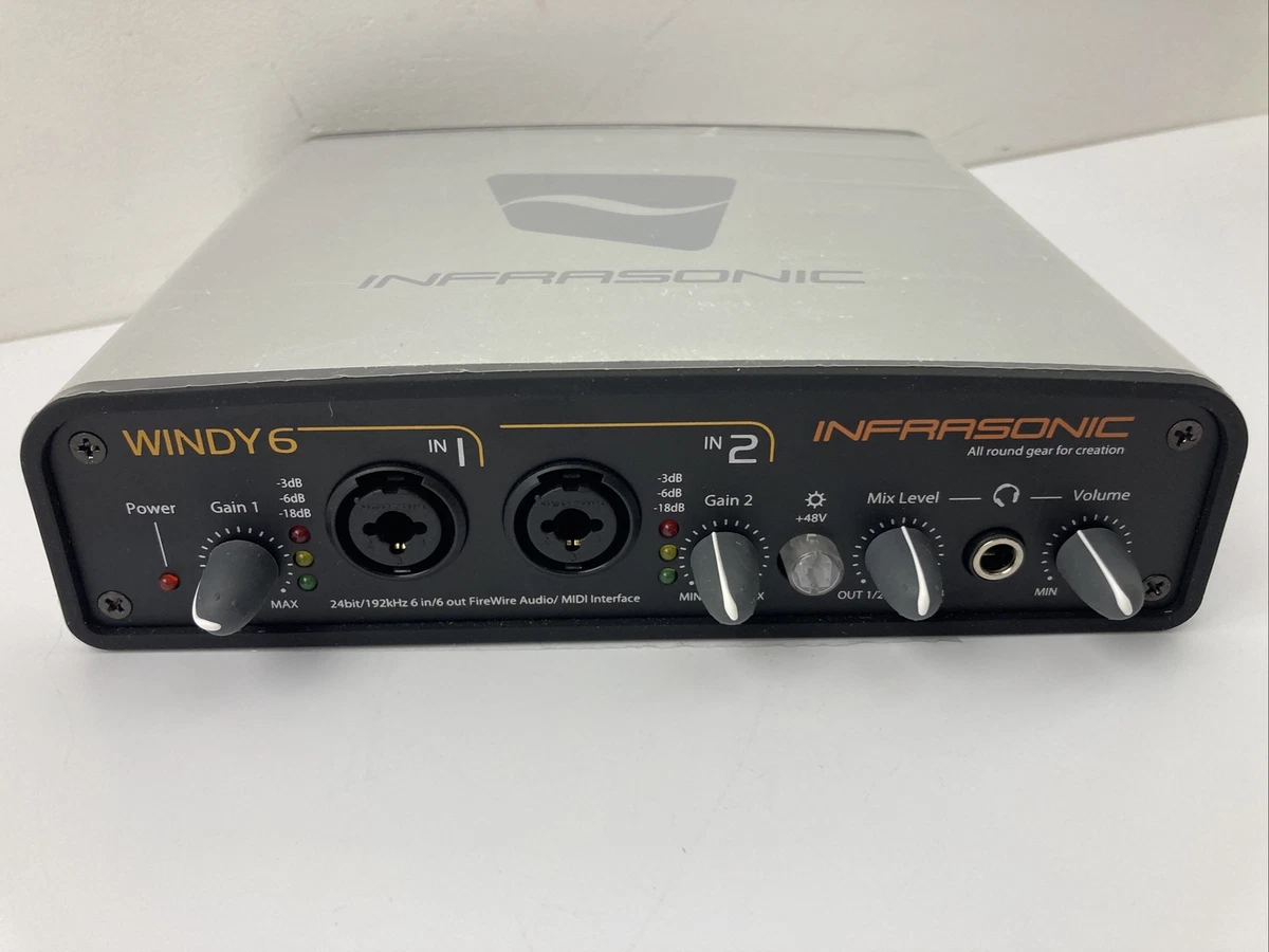 infrasonic Windy 6 High Performance 6 In 6 Out Audio Midi