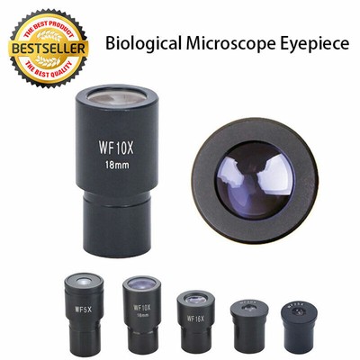 1pc WF5X 10X 16X 20X 25X Biological Microscope Eyepiece Ocular Lens for Lab