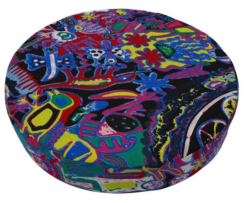 Ah13-2"inch Round Box Shape Cushion Cover*Chair Floor Seat Pad Case*Custom Size - Picture 99 of 114