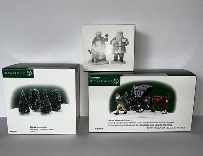 The Heritage Vintage Collection Christmas Village Accessories Set