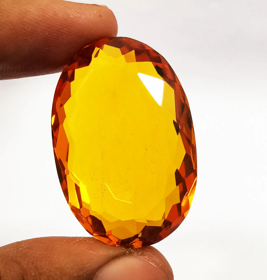 Loose Gemstones 97.60 Ct Amazing Citrine Brazil Oval Shape Citrine Brazil  - Image 2 of 4
