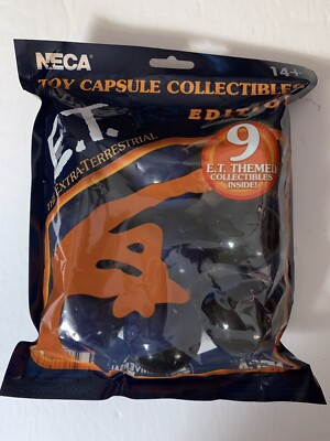 NECA 2022 TOY CAPSULE COLLECTION E.T. EXTRA-TERRESTRAIL EDITION BAG OF 9 SG