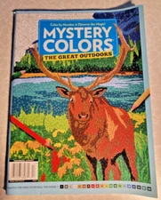 MYSTERY COLORS -The Great Outdoors -COLOR BY NUMBER Discover the Magic- 31 Pages