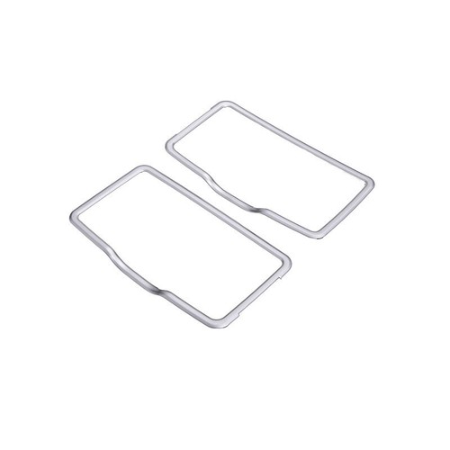 For Benz C-Class W205 2015-2021 Matte Silver Interior Cosmetic Mirror Frame Trim - Bild 6 von 16