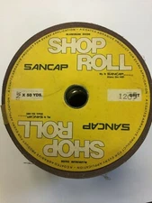Sancap Aluminum Oxide Shop Roll 2" X 50 Yard 120 Grit