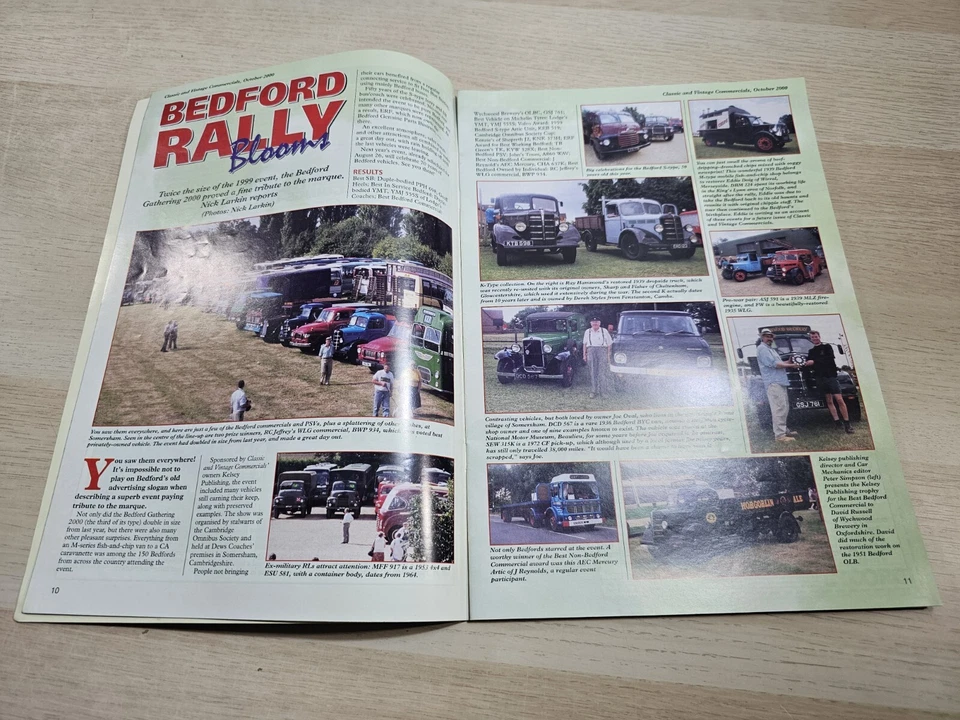 Classic and Vintage Commercials Magazine Vol 6 No 2 October 2000 Bedford  - Image 4 of 4