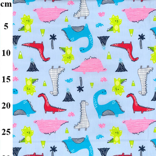 Kids Animal Print Fabric - 100% COTTON Children prints Half Metre Increments - Picture 68 of 72