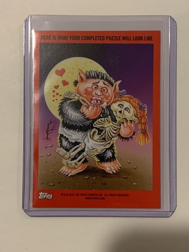 2022 Garbage Pail Kids GPK Valentine's Disgusting Dating Hot Head Harvey Red !! - Picture 2 of 2