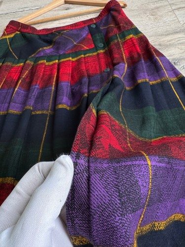 Yarell Scotland 90s Unisex Kilt Tartan Skirt Vintage - Picture 5 of 9