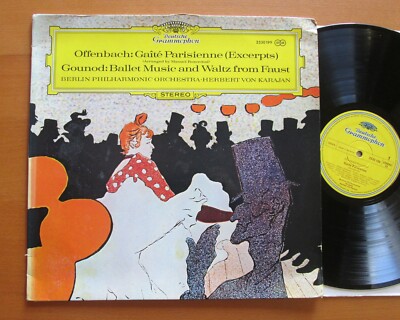 DG 2530 199 Offenbach Gaite Parisienne Gounod Faust Karajan NM/VG German LP
