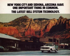 Bell System Technology Sedona AZ NYC Best Communications Vintage Print Ad 1979