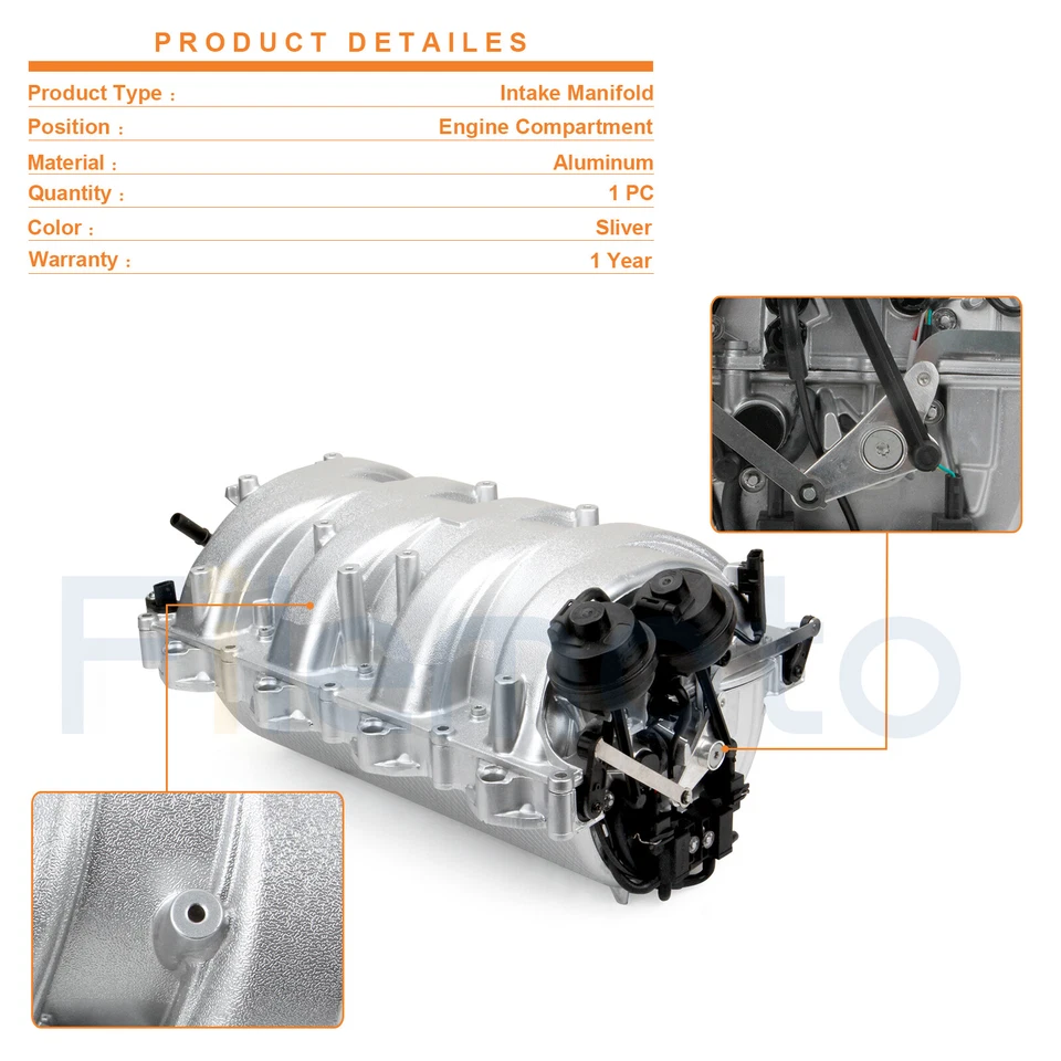 Впускной коллектор для Mercedes CL550 CLK550 E550 G550 GL550 S550 SL550 4,7 л 5,5 л - Изображение 2 из 4