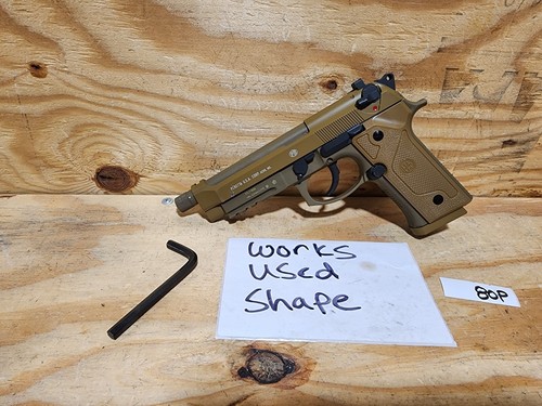 Used Beretta M9A3 Full Auto 4.5MM Blowback CO2 BB Gun Auction #80P
