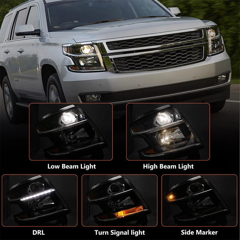 For 2015-2020 Chevy Tahoe Suburban HID/Xenon Headlight W/ Ballast Bulb Passenger Foto 3 de 4