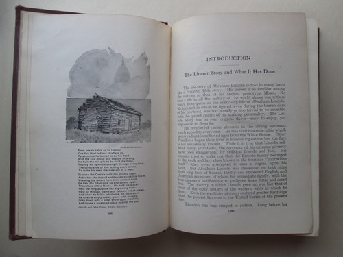 THE STORY-LIFE OF LINCOLN Wayne Whipple 1908 Hundredth Anniversary Edition RED - Picture 7 of 9
